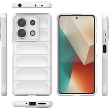 Eabhulie Xiaomi Redmi Note 13 Için Yumuşak Tpu Kaymaz Telefon Kılıfı - Beyaz (Yurt Dışından)