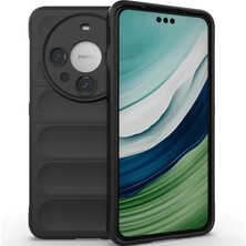 Eabhulie Huawei Mate 60 Pro+ Için Yumuşak Tpu Kaymaz Telefon Kılıfı - Siyah (Yurt Dışından)