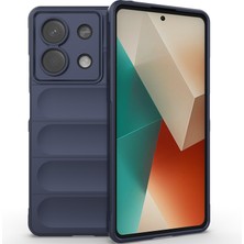 Eabhulie Xiaomi Redmi Note 13 Için Yumuşak Tpu Kaymaz Telefon Kılıfı - Lacivert (Yurt Dışından)