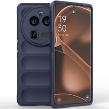 Eabhulie Oppo Find X6 Pro Için Yumuşak Tpu Kaymaz Telefon Kılıfı - Lacivert (Yurt Dışından)