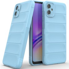 Eabhulie Samsung Galaxy A05 Için Yumuşak Tpu Kaymaz Telefon Kılıfı - Mavi (Yurt Dışından)