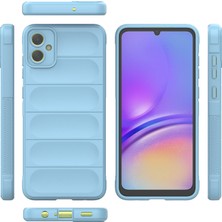 Eabhulie Samsung Galaxy A05 Için Yumuşak Tpu Kaymaz Telefon Kılıfı - Mavi (Yurt Dışından)