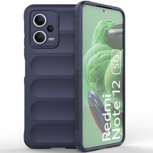 Eabhulie Xiaomi Redmi Note 12 5g Için Yumuşak Tpu Kaymaz Telefon Kılıfı - Lacivert (Yurt Dışından)