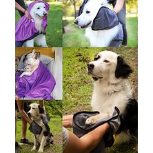 2'li Set Pati Ve Köpek Havlusu, Süper Su Emici Mikrofiber