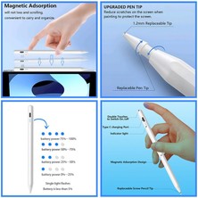 Fogy Apple Ipad 8 ve 9 Nesil 2020 /2021 10.2 Pencil Stylus Palm Rejection Eğim Özellikli Çizim Kalemi