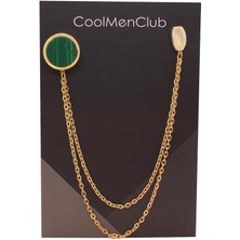 Coolmenclub Doğal Taş Ceket Yaka Iğnesi