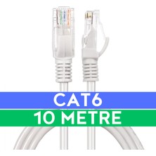 Vetech Cat6 10MT Lan Ethernet Kablosu Fabrikasyon Internet Kablo