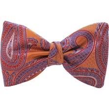 Coolmenclub Şal Desenli Açık Papyon