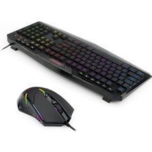 Redragon S101-5 Oyuncu Rgb Klavye + Mouse K503RGB + M601RGB