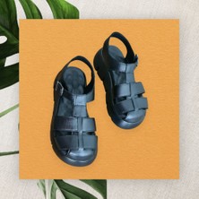 Dünya Shoes  Deri Kadın Sandalet