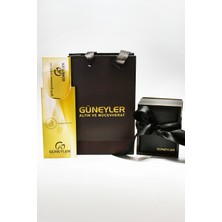 Güneyler Altın Akik Taşlı Yüzük 22 A001818