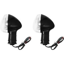 Sunshinee Yönlendirme LED Dönüş Sinyali Gösterge Işığı Motosiklet Flaşör Lambası Yzf R1 R6 R25 R3 XSR900 TDM900 Siyah (Yurt Dışından)