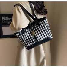 Starniko Kadınlar Için Yeni Büyük Kapasiteli Balıksırtı Moda Tek Omuz Crossbody Çanta (Yurt Dışından)