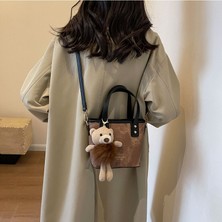 Starniko Kadınların Yeni Kore Tarzı Moda Kova Omuz Crossbody Çantası (Yurt Dışından)