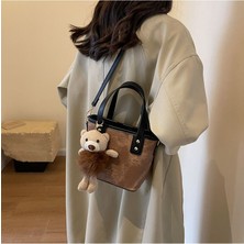 Starniko Kadınların Yeni Kore Tarzı Moda Kova Omuz Crossbody Çantası (Yurt Dışından)