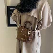 Starniko Yeni Kore Tarzı Moda Basit Çok Yönlü Kova Omuz Crossbody Çanta (Yurt Dışından)
