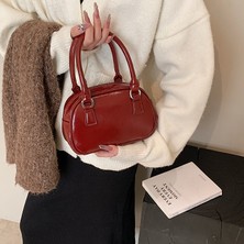 Starniko Kadın Yeni Kore Tarzı Boston Moda Çok Yönlü Omuz Crossbody Çanta (Yurt Dışından)