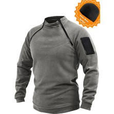 Ghassy Co. Erkek Airforce Tactical Thermal Tech. Fonksiyonel Kol Cepli Polar