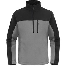 Ghassy Co. Erkek Quarter Zip Yarım Fermuarlı Cepli Polar