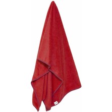 Köpek Havlusu, Süper Su Emici Mikrofiber, Kırmızı, 80x120 cm