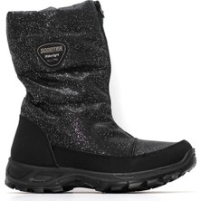 Scooter Z5547TSQ Kadın Tekstil Siyah-Gümüş Su Geçirmez Uzun Bot