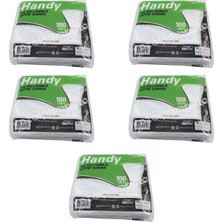 Handy Hdpe Iş Temizlik Tek Kullanımlık Şeffaf Eldiven / Büyük Boy / 100 Adetlik 5 Paket - Koli