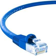 Güngörür 2 Metre Helojen Free Mavi Cat6 Patchcord Data-Ethernet Kablosu