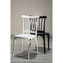 Mobetto 6 Adet Violet Siyah Sandalye / Balkon-Bahçe-Mutfak