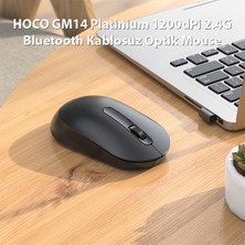 Vendas Platinium 1200DPI 2.4g GM14 Bluetooth Kablosuz Optik Mouse