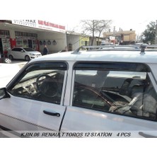 Kuzgun Renault R-12 Station Wagon Cam Rüzgarlığı 4-Lü Kuzgun