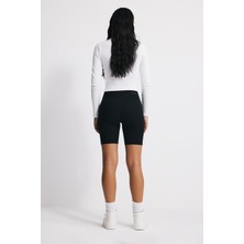 Babokah Toparlayıcı Ön Dikişli Kısa Tayt