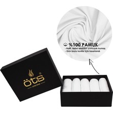 Öts Erkek %100 Pamuk Atlet 5'li Set, Rahat Kalıp, Siyah Premium Özel Kutusunda, İç Giyim, Çamaşır
