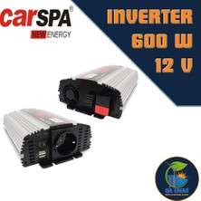 Lexron / Carspa - Modifiye Sinus Inverter - 600 Watt 12 Volt - 0.6 Kw 12v