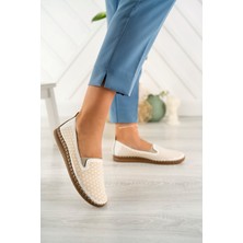 Erla Dikiş Detaylı Babet & Espadril