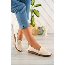 Erla Dikiş Detaylı Babet & Espadril