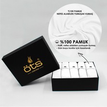 Öts Erkek %100 Pamuklu Boxer 5'li Set Düğmeli, Rahat Kalıp, Yüksek Kaliteli, Premium Özel Siyah Kutusunda, İç Giyim, Çamaşır