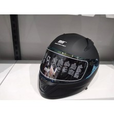 MTS Kask Mts Pro 801 Mat Siyah Güneş Gözlüklü