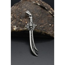 Prestige Gümüş Hz. Ali Zülfikar Kılıcı Kolye Ucu 925 Ayar Gümüş