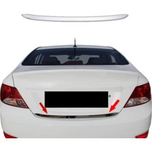 ZNZ Oto Aksesuar Hyundai Accent Blue 2011 Ve Üzeri Krom Bagaj Alt Çıta P.çelik