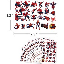 Kumik Spiderman Örümcek Adam Karakterleri Geçici Dövme