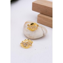 Latif Kuyumcu 22 Ayar Altın Küpe J Klips Kadın Küpe LKKP1249