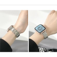 Cool Cold Apple Watch Seri 9 8 7 Se 6 5 4 3 2 38MM/40MM/41MM iwatch 10/42MM Uyumlu Ince Metal Paslanmaz Çelik Zarif Kordon