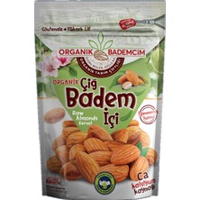 OrganikBademcim 2 Kg Yerli Çiğ Organik Badem 2024 Hasat Duble Boy Organik Sertifikalı