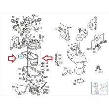 Nevreva Nvr Mercedes 102 Motor W124 Enjeksiyonlu Hava Akış Ölçer Contası A1021410990