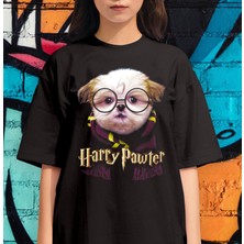 Bu Tshirt 'Harry Pawter' Temalı Oversize Tişört