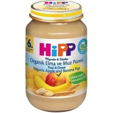 Hipp Organik Elma ve Muz Püresi 190GR