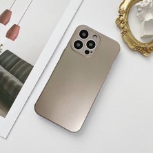 Miscase Iphone 11 Pro Max Metalic Renk Kamera Korumalı Kare Silikon Kılıf