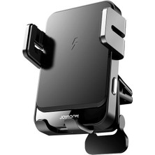 Joyroom JR-ZS219 Kablosuz Şarj 15W Havalandırma Cep Telefonu Tutucu Siyah