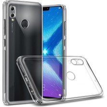 Miscase Huawei P Smart 2019 Şeffaf Tıpalı Kamera Korumalı Silikon Kılıf