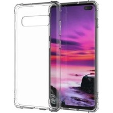 Miscase Samsung Galaxy S10 Anti Crash Şeffaf Silikon Kılıf